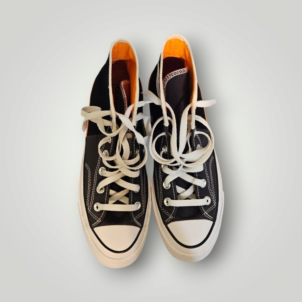 Converse Chuck Taylor Shoes Womens‎ 8 Black Sneakers Canvas Lace All Star - Picture 4 of 11
